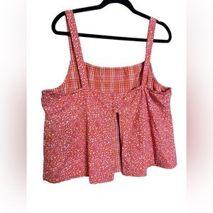 Blues Vintage Reversible Open Back Tank Top Sz XL